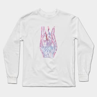 Moss antheridium (blocky) Long Sleeve T-Shirt